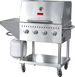 Omcan CE-CN-0030-S LP outdoor BBQ grill alternate view