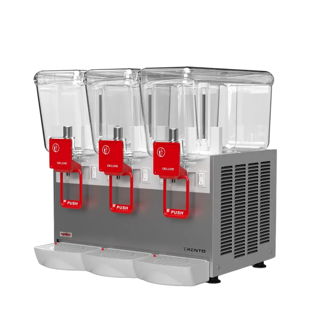 Omcan DELUXE 12-3 triple bowl refrigerated juice dispenser