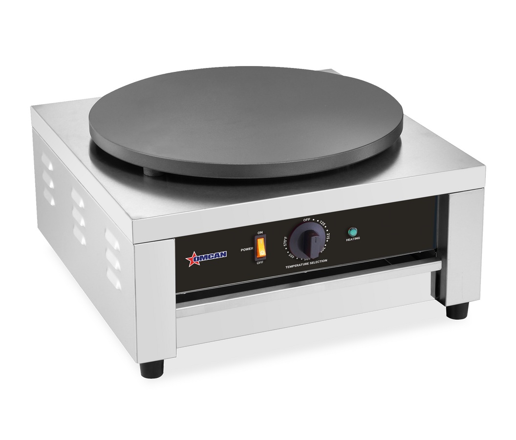 Omcan CE-CN-0400S 16 inch single electric cast iron crepe maker