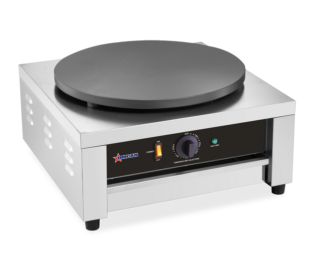 Omcan CE-CN-0400S 16 inch single electric cast iron crepe maker