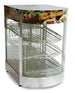 Omcan DW-CN-0349 14 inch countertop display warmer with curved glass