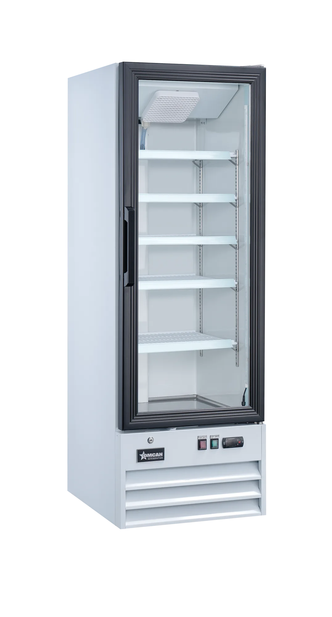 Omcan RE-CN-0009-HC glass door display refrigerator alternate view