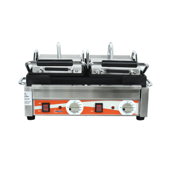 Omcan PG-CN-0711-F double panini grill alternate view
