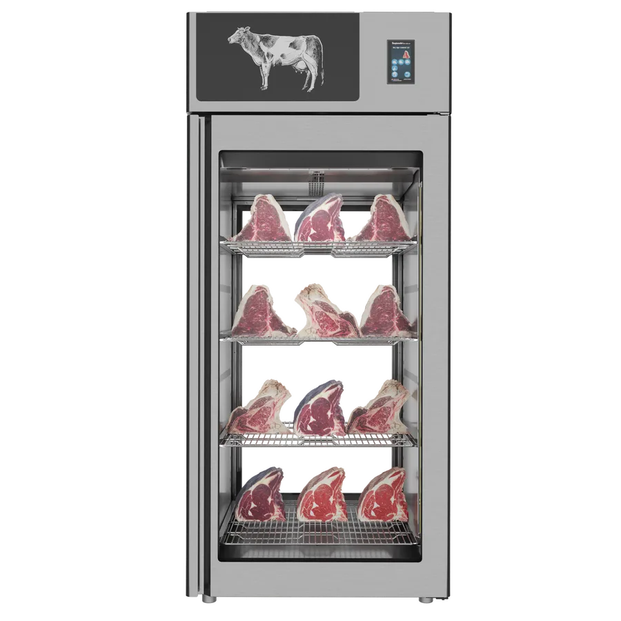 Omcan PI3AION09TTI Stagionello Dry Age 3.0 900 L dry aging cabinet 2-glass view