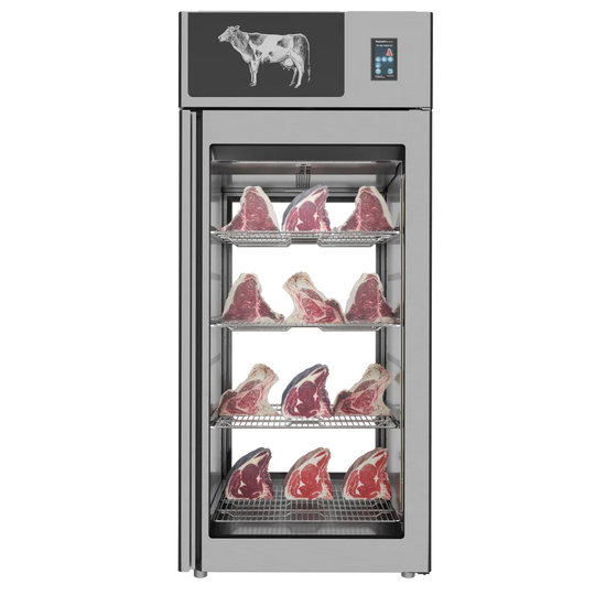 Omcan PI3AION09TTI Stagionello Dry Age 3.0 900 L dry aging cabinet 2-glass view