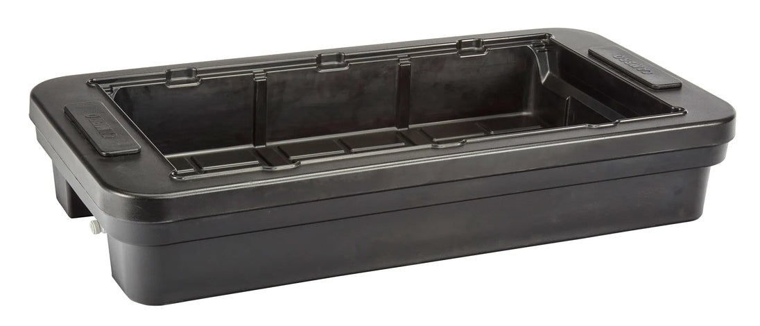 Cambro 4TTFSB110 black 4 foot tabletop cold food bar base