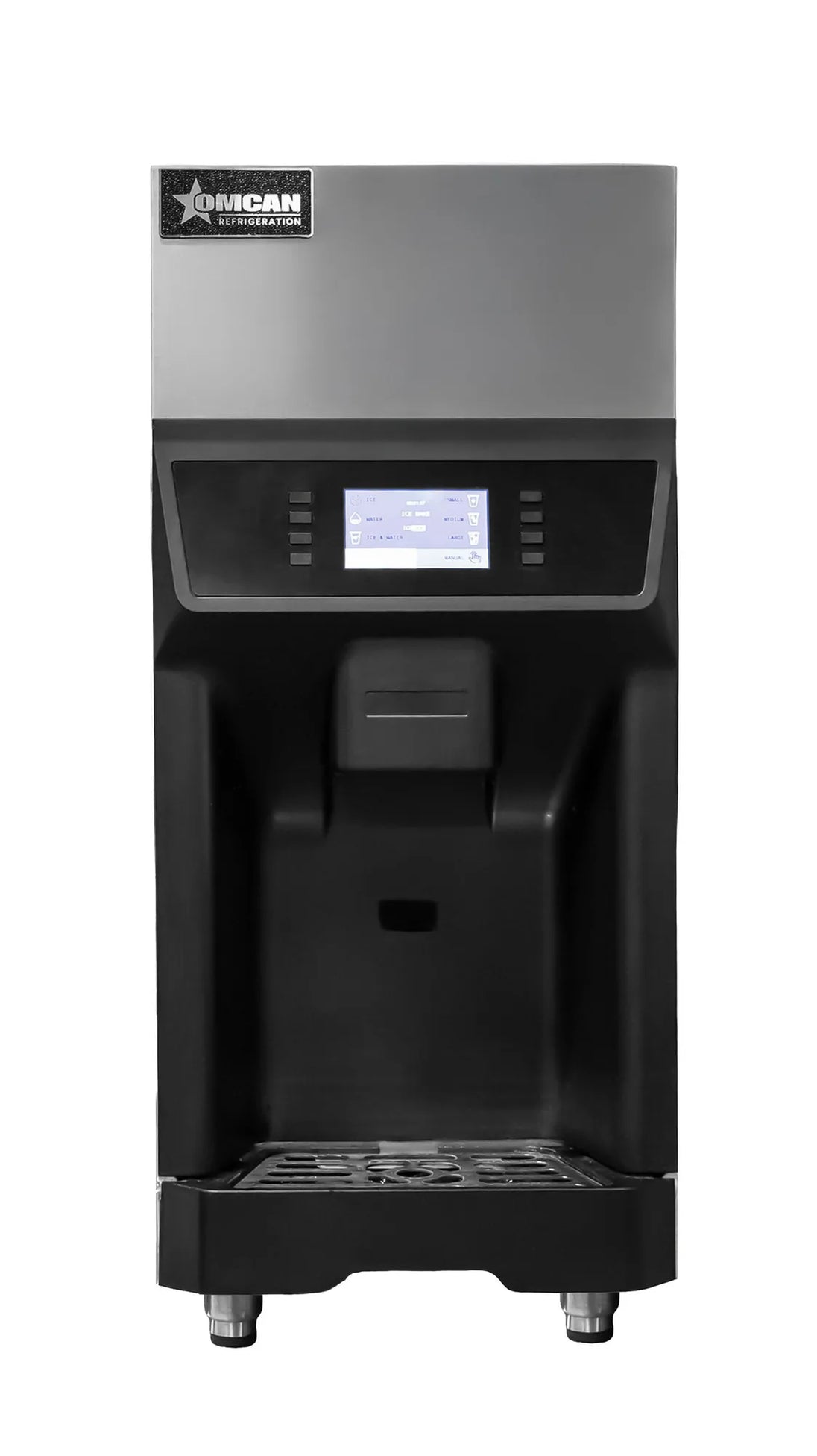 Omcan IC-CN-0229-D countertop nugget ice machine and water dispenser