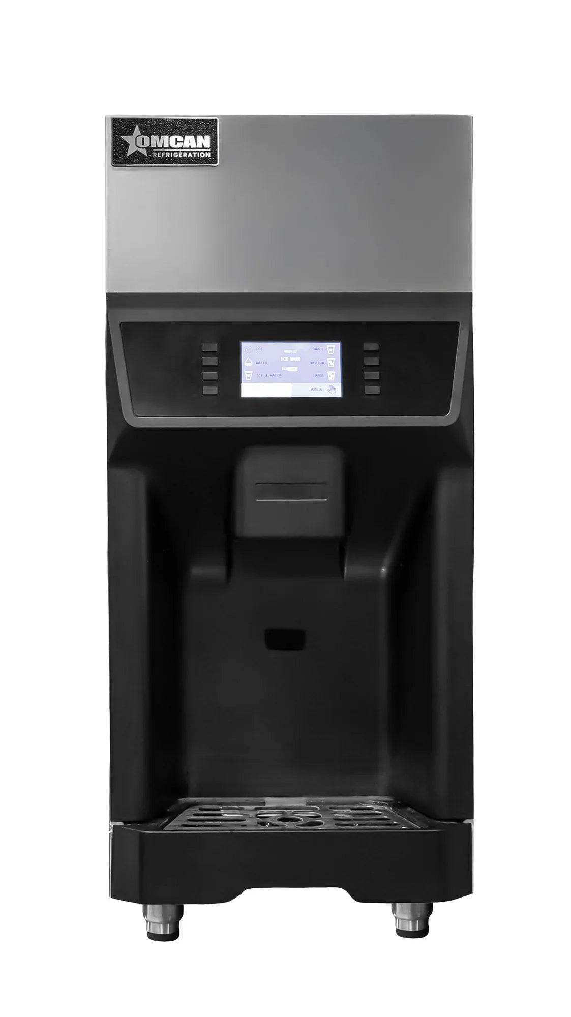 Omcan IC-CN-0229-D countertop nugget ice machine and water dispenser