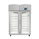 Migali Industries EVOX-2RG-LB Medical-Grade Refrigerator 44.9 Cu. Ft. Capacity Two Glass Door — Supplyza
