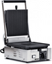 Omcan PG-IT-0483-R Trento single panini grill with ribbed 10 x 9 inch plates