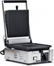 Omcan PG-IT-0483-R Trento single panini grill with ribbed 10 x 9 inch plates
