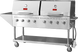 Omcan CE-CN-0060-S LP outdoor BBQ grill alternate view