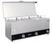Omcan FW-CN-0253 triple sauce pot warmer with three 2.5 L pots