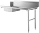 Omcan 28487 60 inch right side soiled dish table with sink