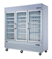 Omcan RE-CN-0052-HC display refrigerator angled view