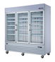 Omcan RE-CN-0052-HC display refrigerator angled view