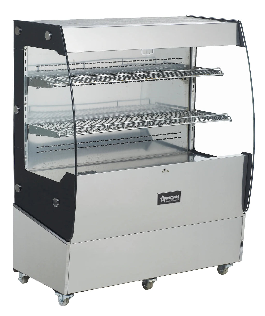 Omcan RS-CN-0200 39 inch stainless steel grab and go open refrigerated display case