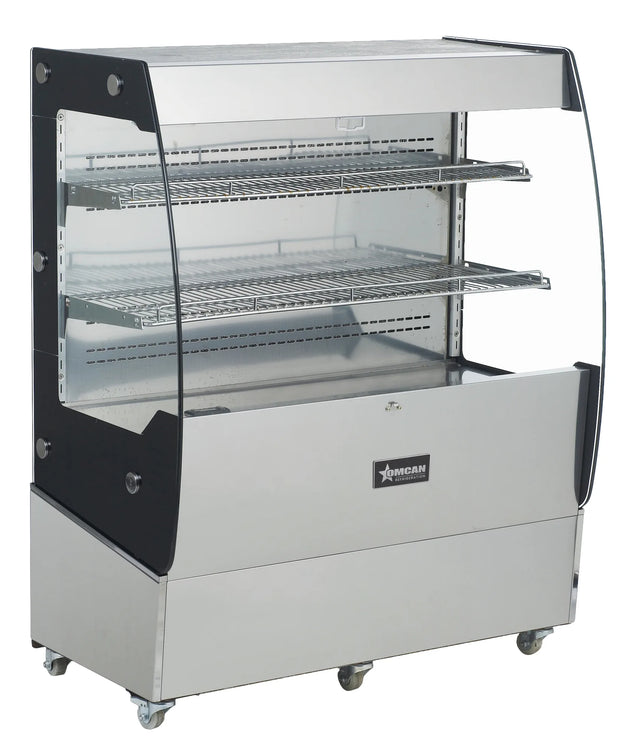 Omcan RS-CN-0200 39 inch stainless steel grab and go open refrigerated display case