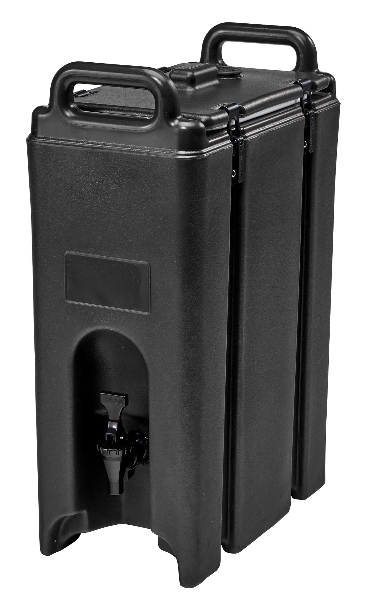 Cambro 500LCD110 black beverage carrier, 4-3/4 Gallon (17.9 L) capacity