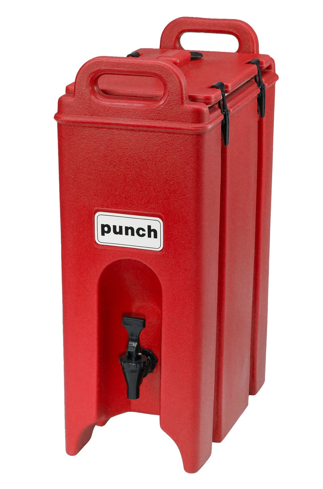 Cambro 500LCD158 hot red beverage carrier, 4-3/4 Gallon (17.9 L) capacity