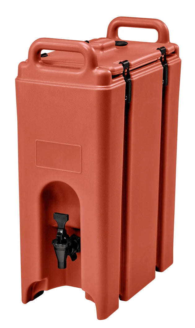 Cambro 500LCD402 brick red beverage carrier, 4-3/4 Gallon (17.9 L) capacity
