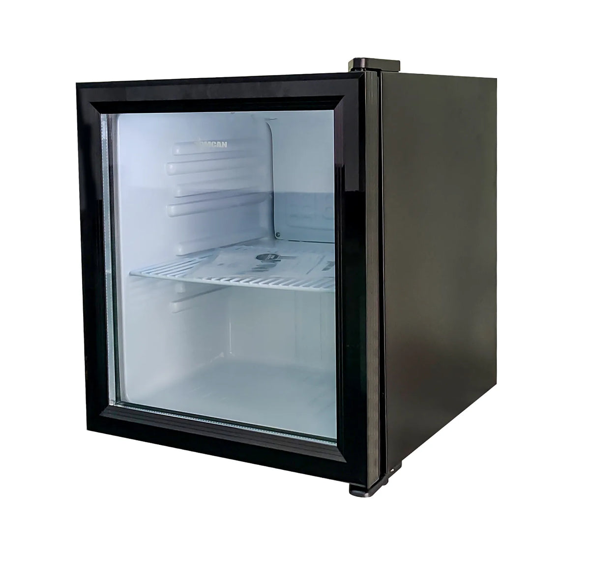 Omcan RS-CN-0052 17 inch black countertop display refrigerator