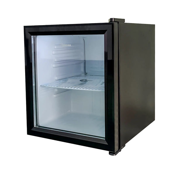 Omcan RS-CN-0052 17 inch black countertop display refrigerator
