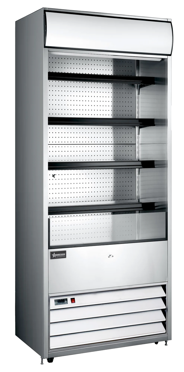 Omcan RS-CN-0440 30 inch stainless steel grab and go refrigerated showcase