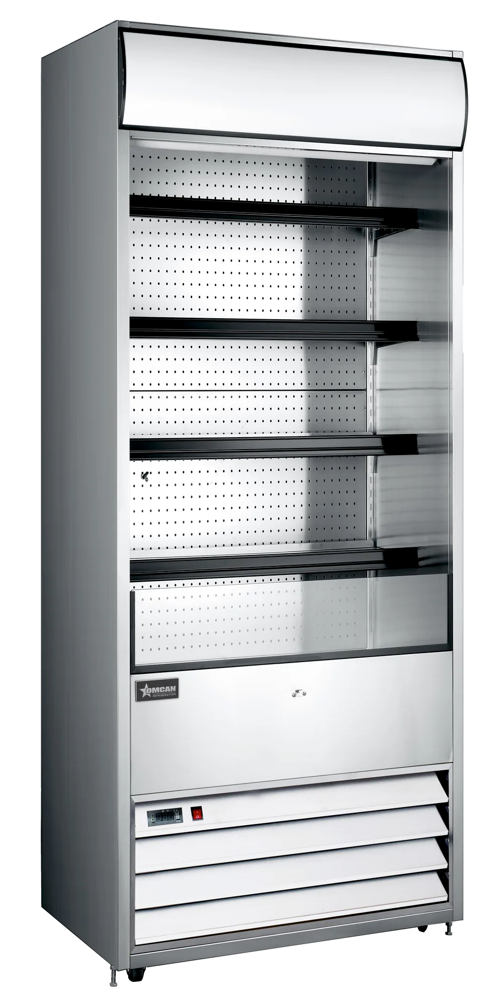 Omcan RS-CN-0440 30 inch stainless steel grab and go refrigerated showcase