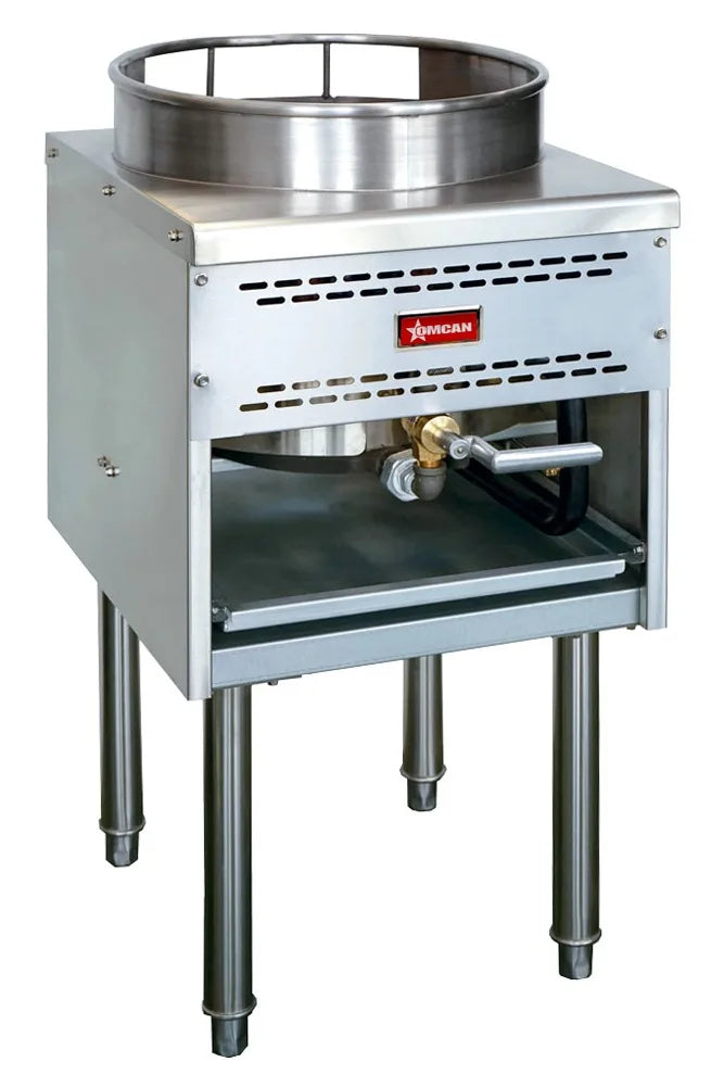 Omcan CE-CN-WOK16 NG 16 inch ring natural gas wok range