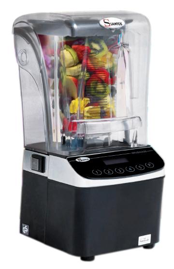 Omcan SANTOS 62 countertop blender with brushless motor and sound enclosure