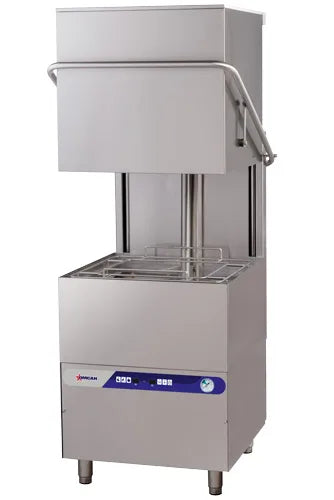 Omcan CD-GR-1510 upright high temperature dishwasher with digital control