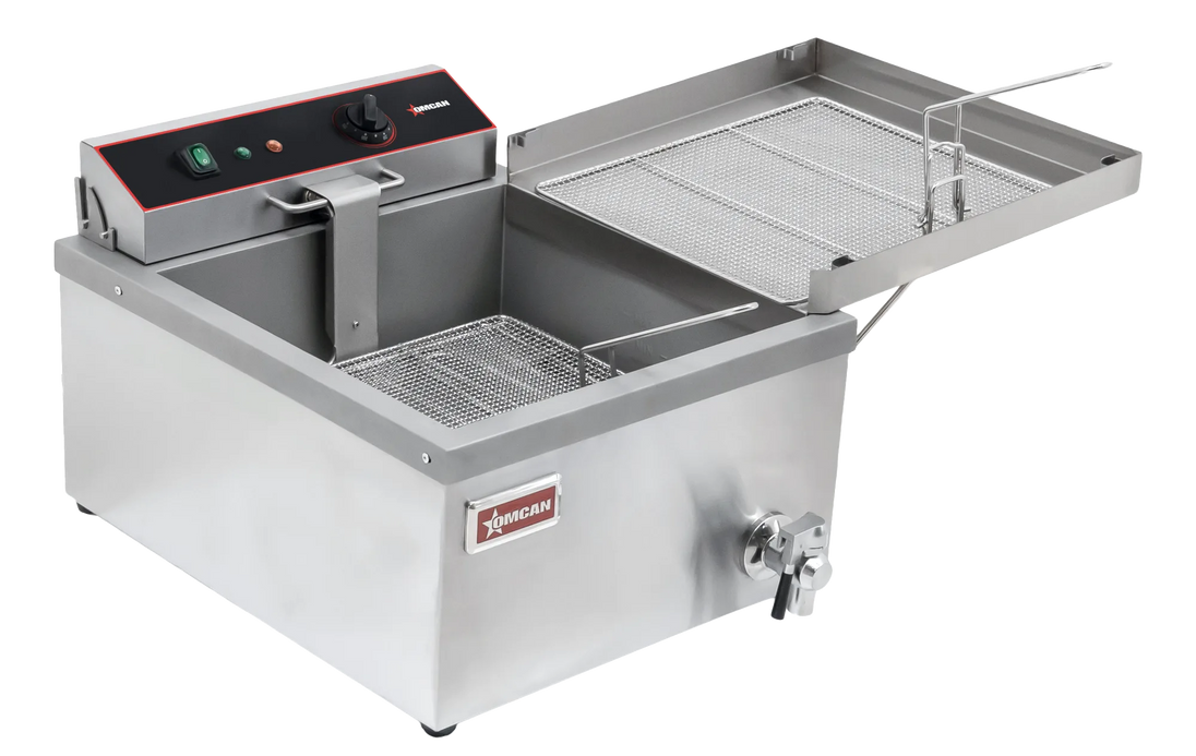 Omcan CE-CN-1700-F countertop electric donut and funnel cake fryer