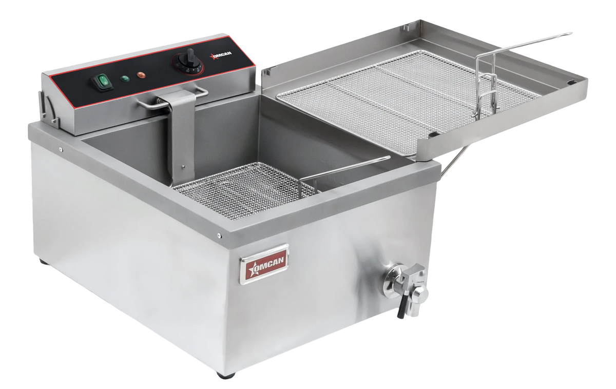 Omcan CE-CN-1700-F countertop electric donut and funnel cake fryer