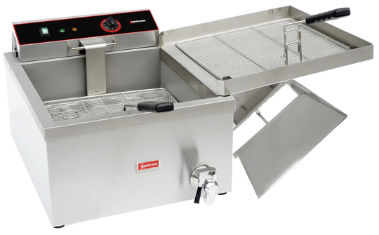 Omcan CE-CN-3300-F countertop electric donut and funnel cake fryer 25 lb
