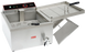 Omcan CE-CN-3300-F countertop electric donut and funnel cake fryer 25 lb