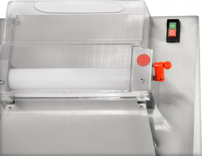 Omcan BE-CN-0400 dough roller further view
