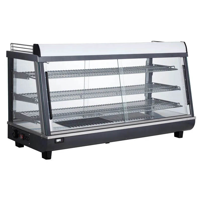 Omcan DW-CN-0186 countertop display warmer alternate view