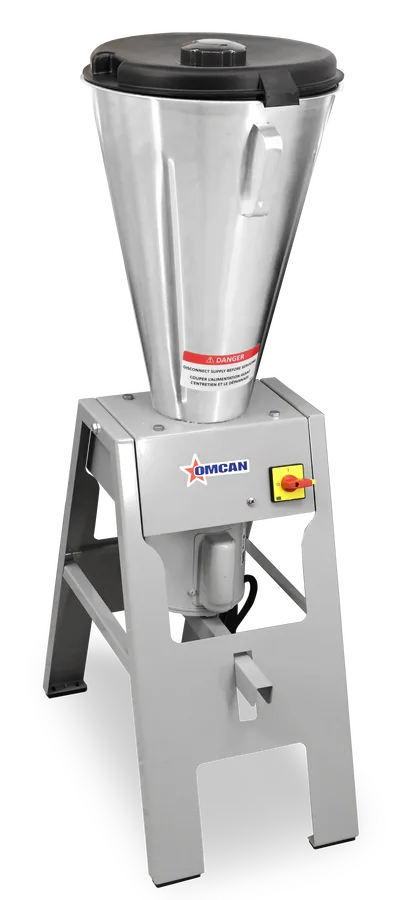 Omcan BL-BR-0015 16 qt tilting blender stainless steel