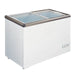 Omcan FR-CN-0500 66 inch ice cream display chest freezer with flat glass top