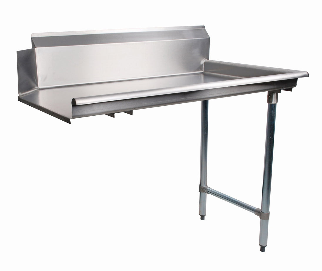 Omcan 47745 72 inch right side clean dish table in stainless steel
