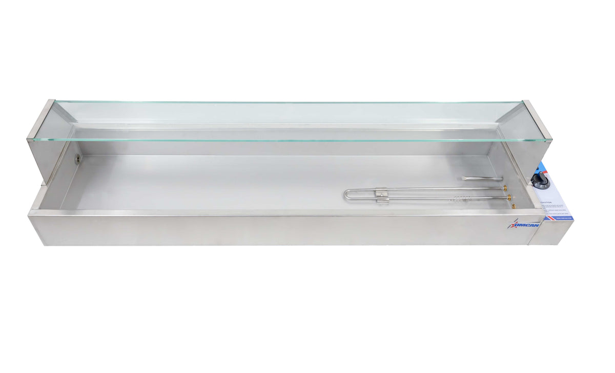 Omcan FW-CN-1435 57 inch bain marie with five half size pans