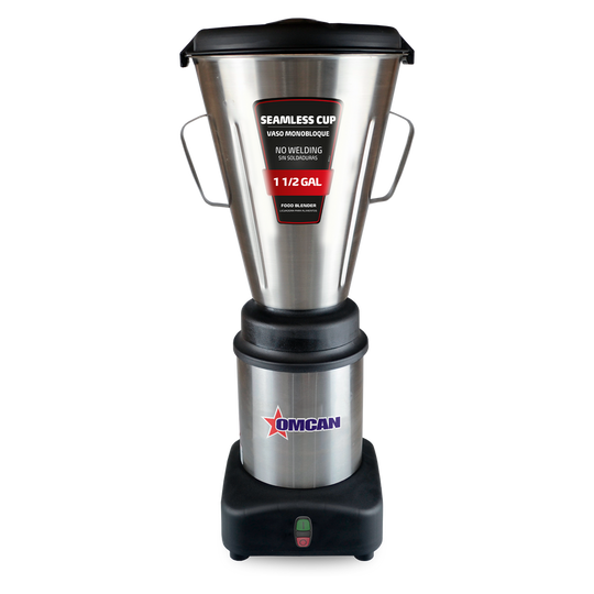 Omcan BL-BR-0006 6 L stainless steel countertop blender with removable cutting unit