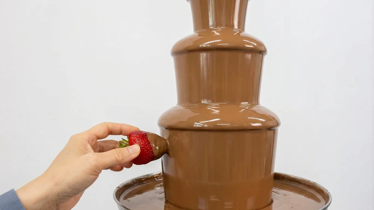 Omcan CF-CN-0004 four tier stainless steel chocolate fountain