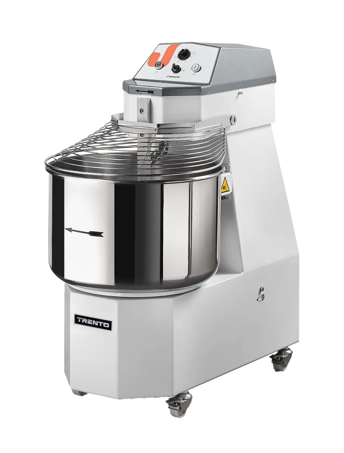 Omcan SPV60 Avancini 89.8 qt spiral dough mixer with 10 speeds