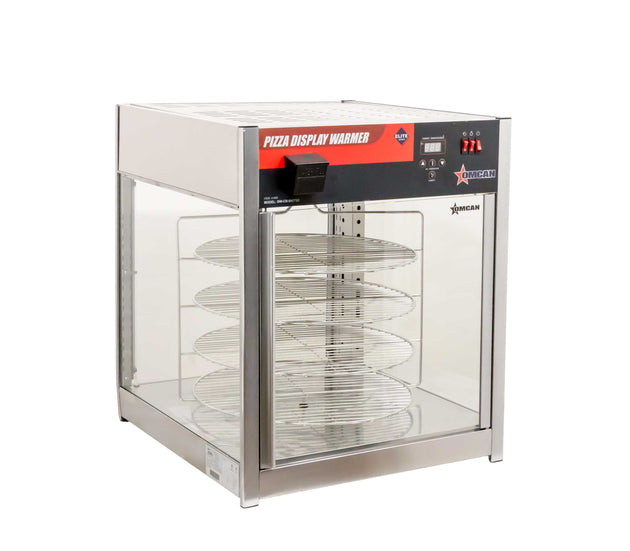Omcan DW-CN-0457-SS 18 inch self service pizza display warmer four tier