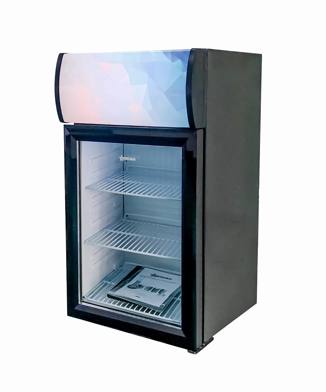 Omcan RS-CN-0040-B 16 inch black countertop display refrigerator