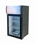 Omcan RS-CN-0040-B 16 inch black countertop display refrigerator