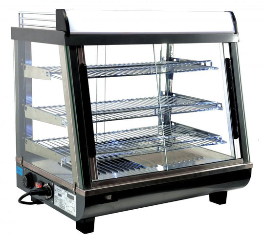 Omcan DW-CN-0096 26 inch countertop display warmer with three shelves