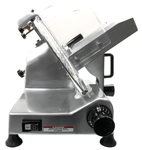 Omcan MS-CN-0300 meat slicer side view